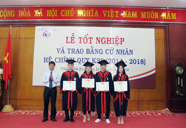 Lễ Tốt nghiệp và trao bằng tốt nghiệp cho sinh viên